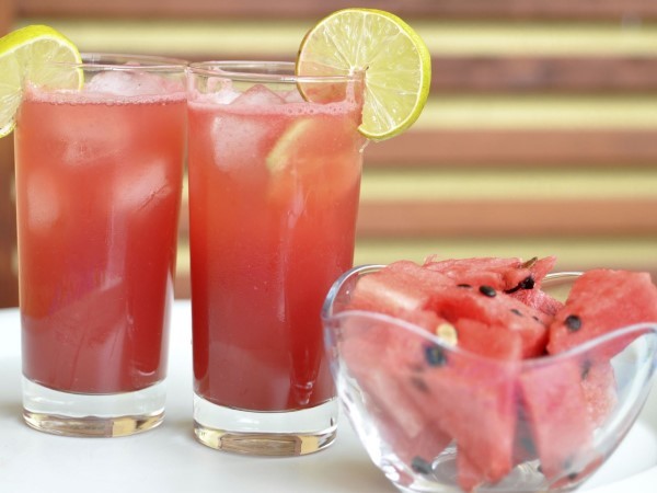 Suco de Melancia com Limão e Canela