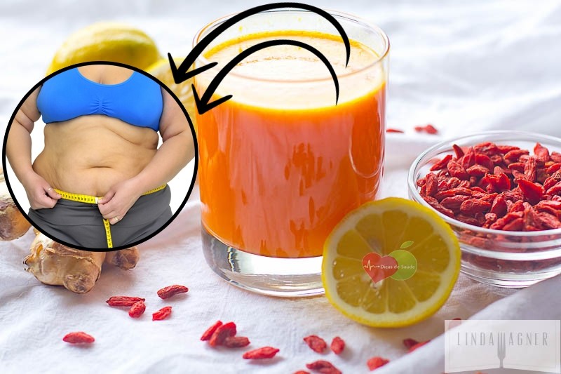 Sucos Detox de Goji Berry Para Secar Até 4kg em 15 dias