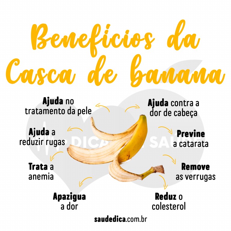 Benefícios da Casca de Banana para saúde