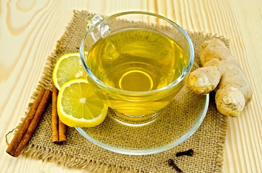 Chá de Limão e Gengibre Para Combater a Gripe e Resfriado