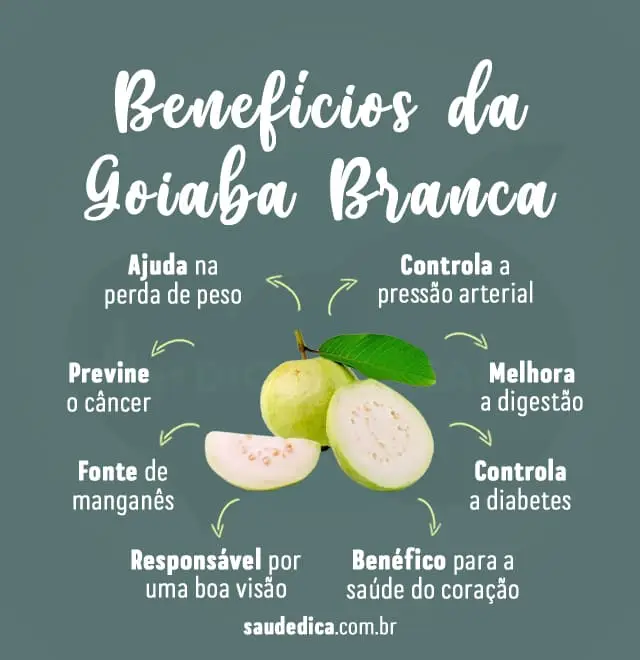 Benefícios da goiaba branca