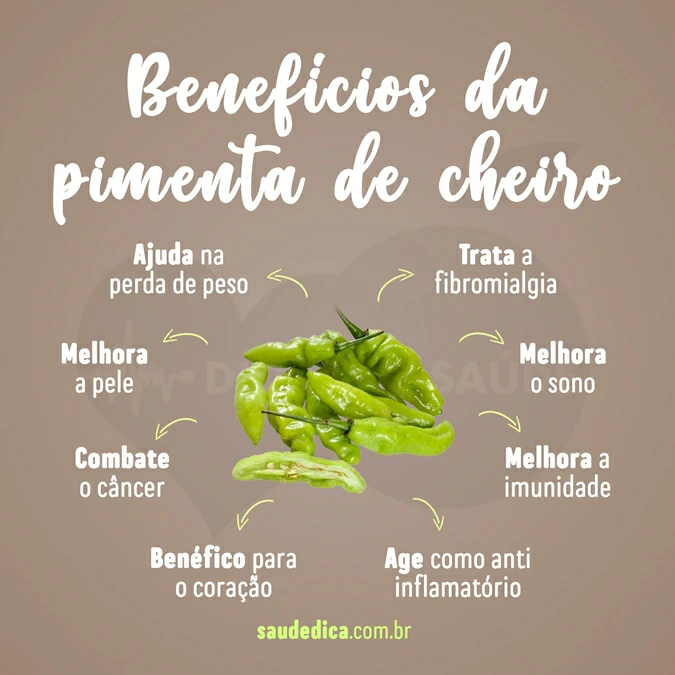 Benefícios da pimenta de cheiro