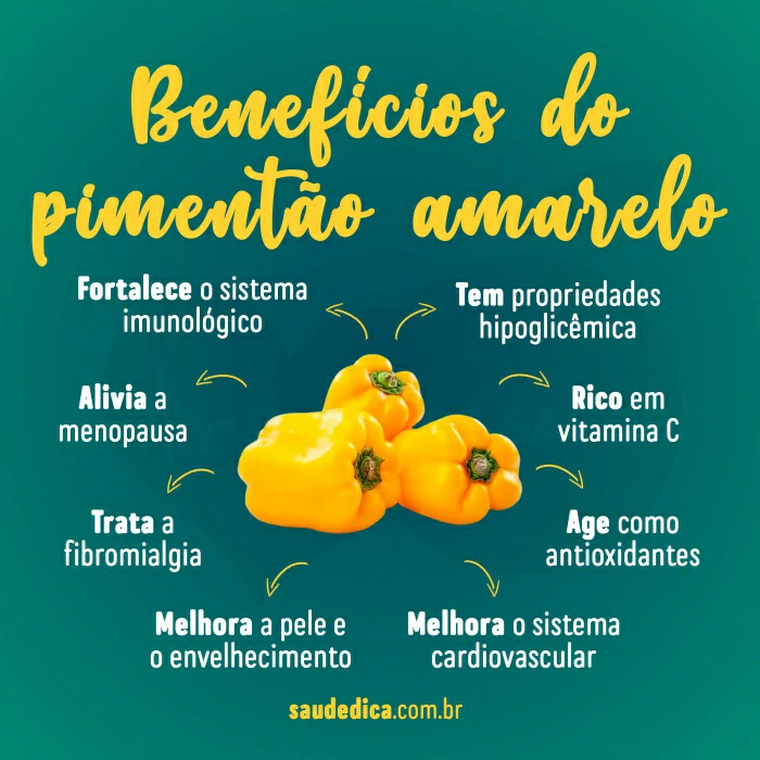 benefícios da pimentao amarelo