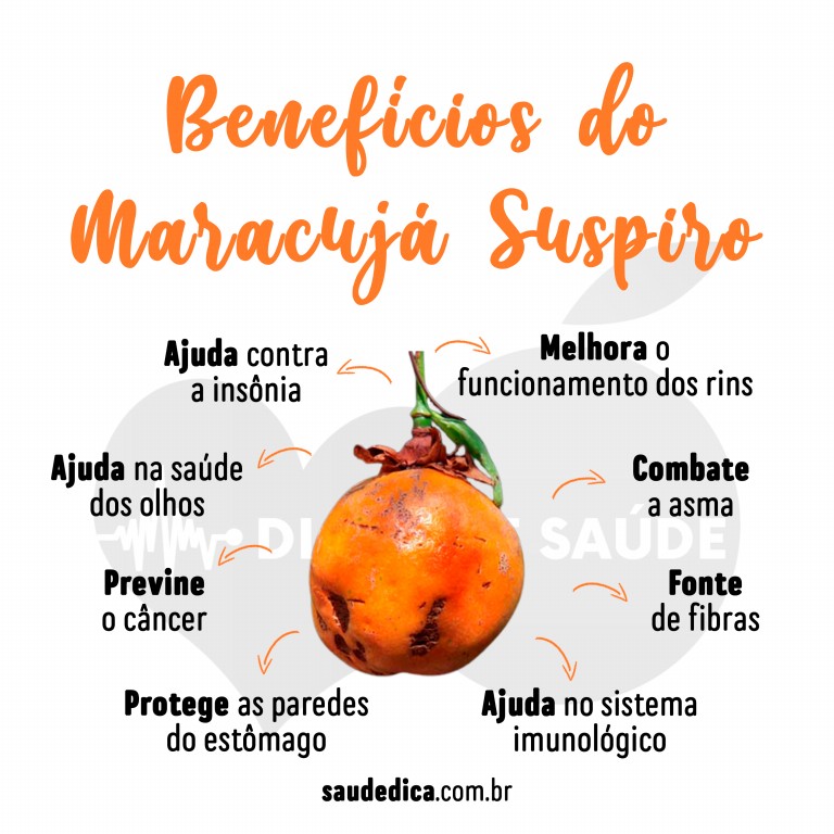 Benefício do Maracujá suspiro para saúde