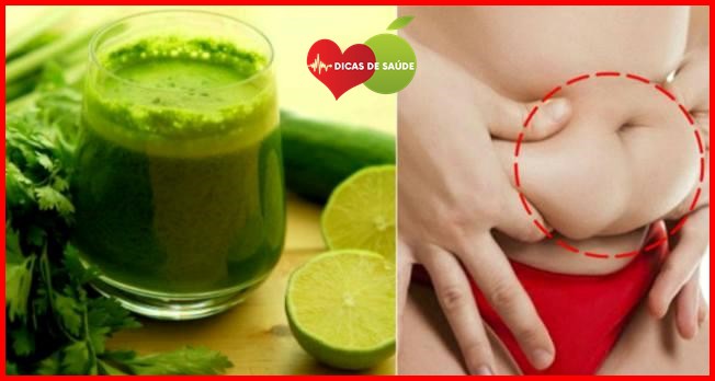 suco para secar a barriga