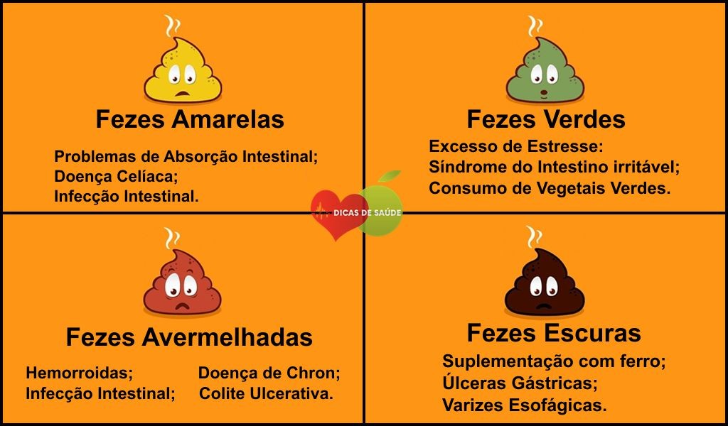 as Cores e Formas das Fezes Dizem Sobre a Saúde