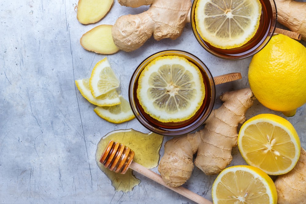 Chá de Limão Com Gengibre Para Tratar Sinusite