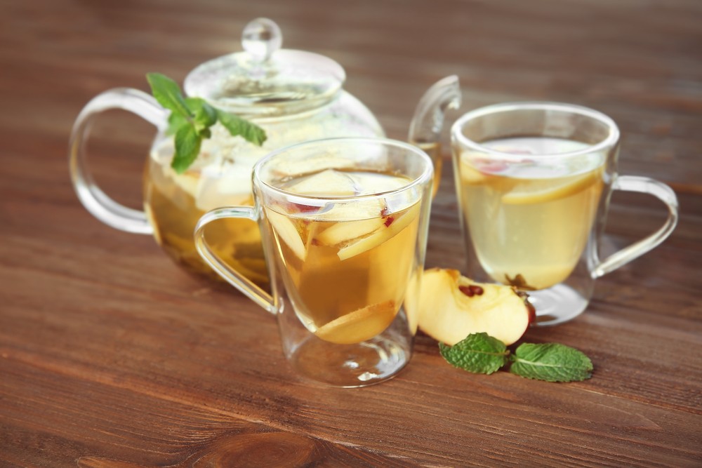 Chá Verde com Maçã Para Reduzir o Colesterol