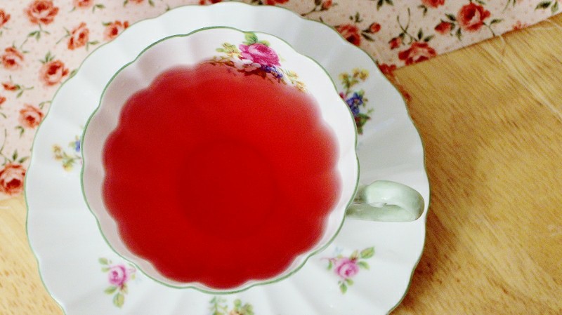 Chá de Rosa Vermelha
