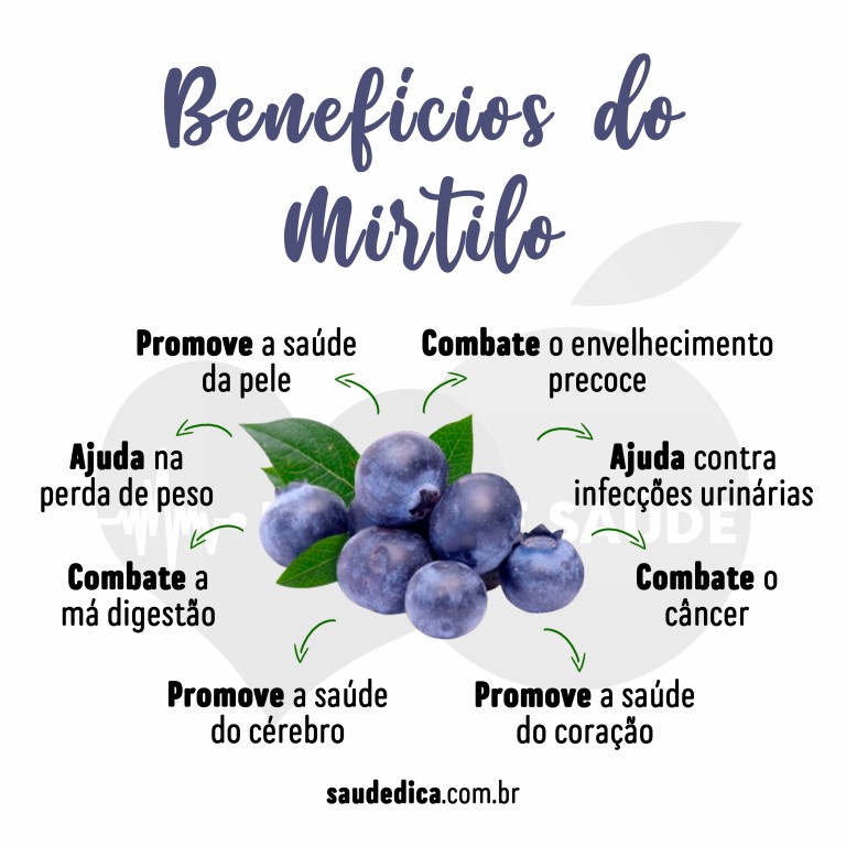 Benefícios do Mirtilo para saúde