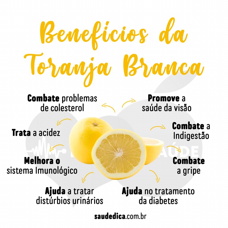 Benefícios da Toranja Branca Para Saúde