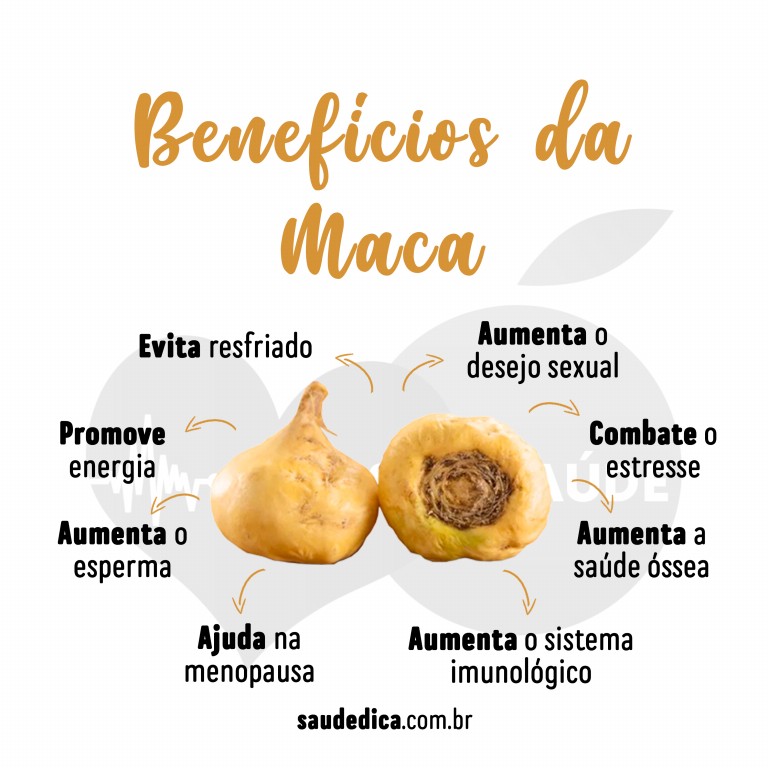 Benefícios da Maca para saúde