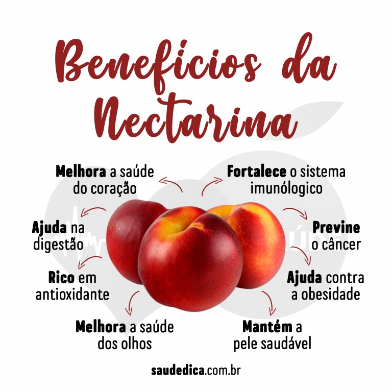 Benefícios da Nectarina para saúde