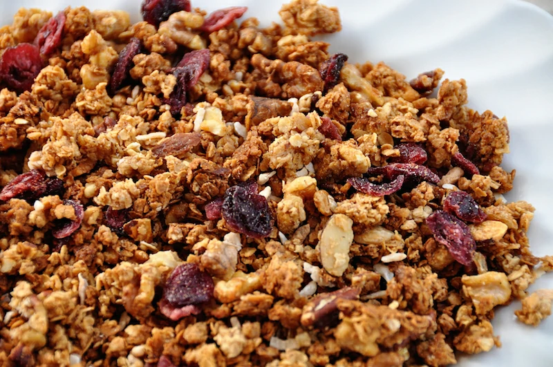 nutrientes da granola