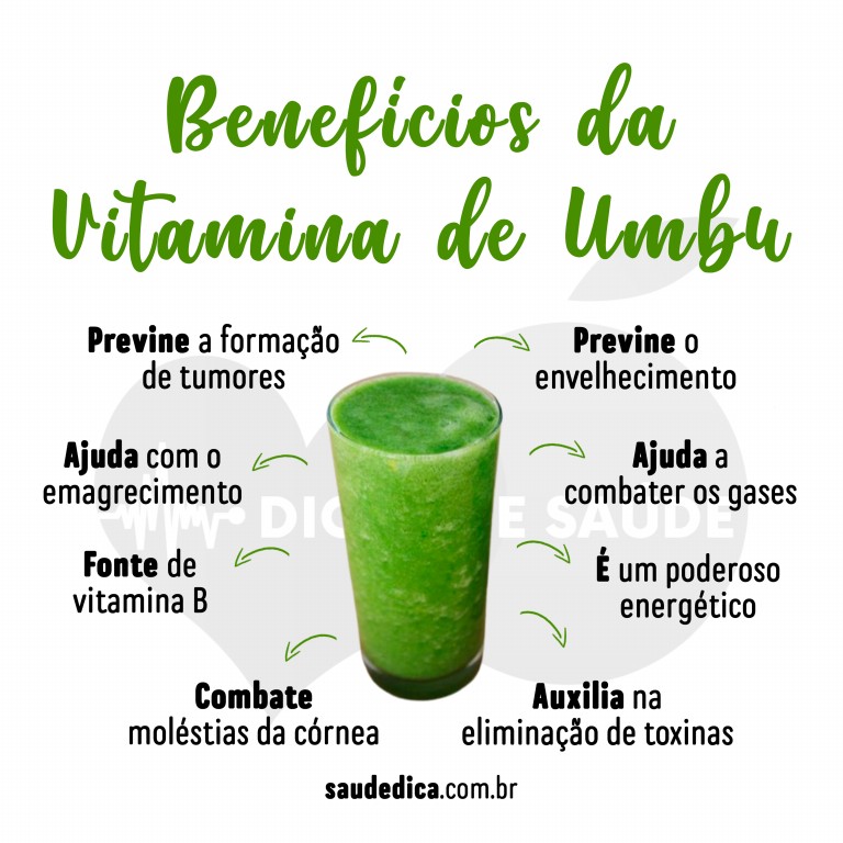 Benefícios da Vitamina de Umbu para saúde
