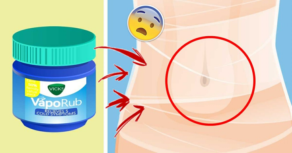 Vick Vaporub perder barriga