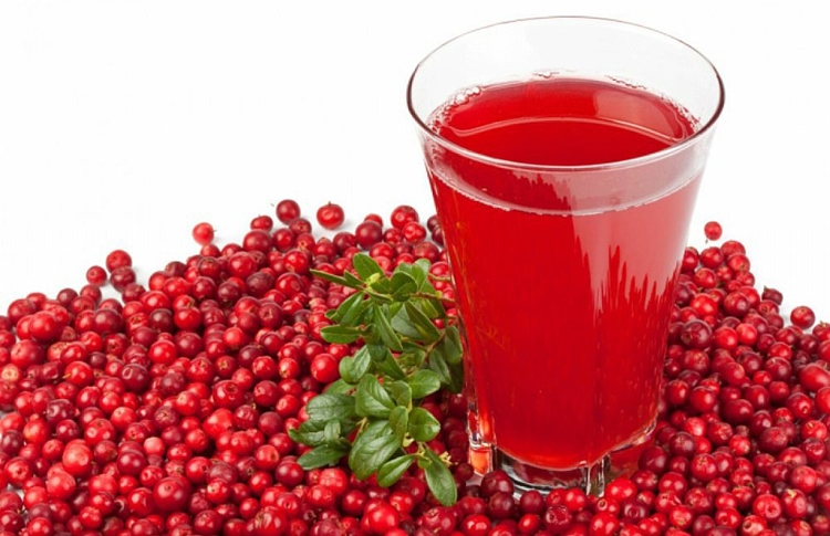 suco de cranberry