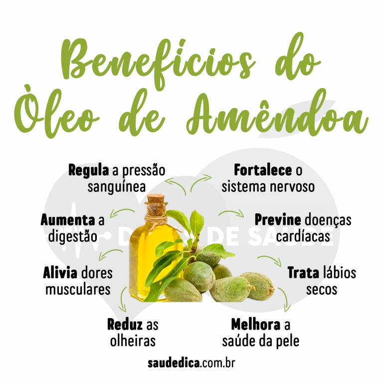 Benefícios do Óleo de Amêndoas