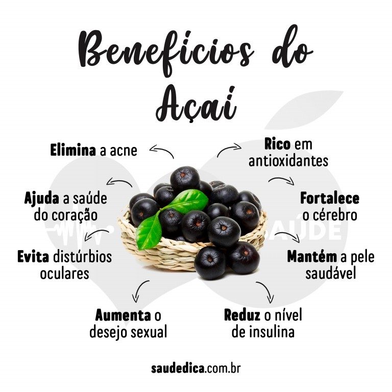 Benefícios do Açaí para saúde