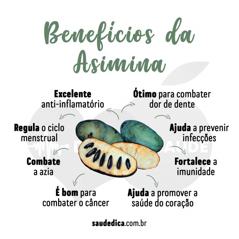 Benefícios da Asimina para saúde