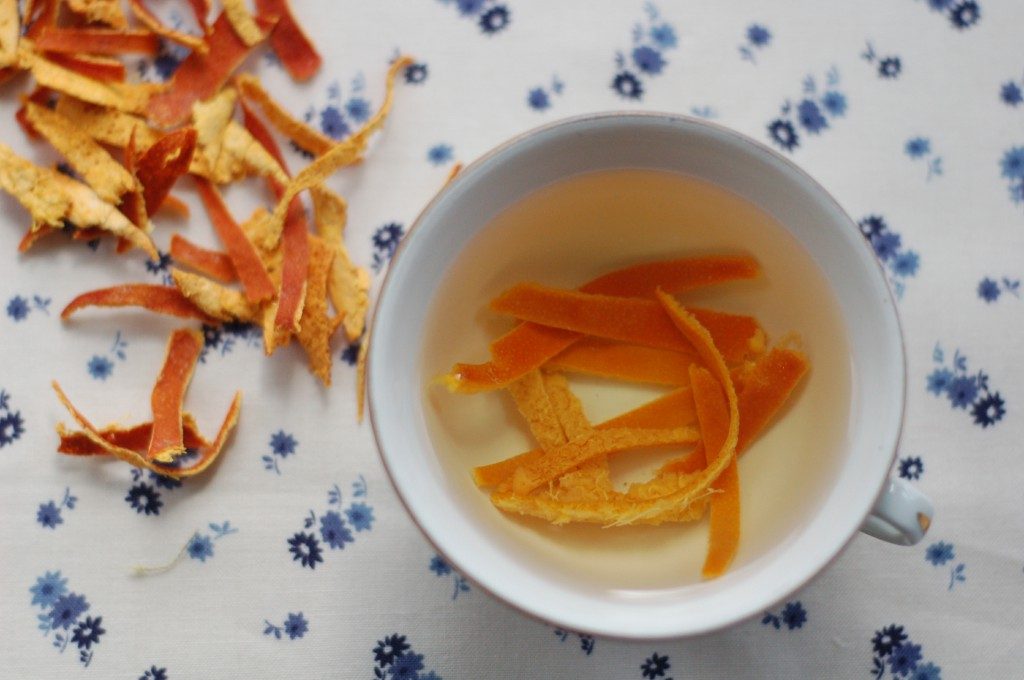 benefícios do chá da casca de laranja