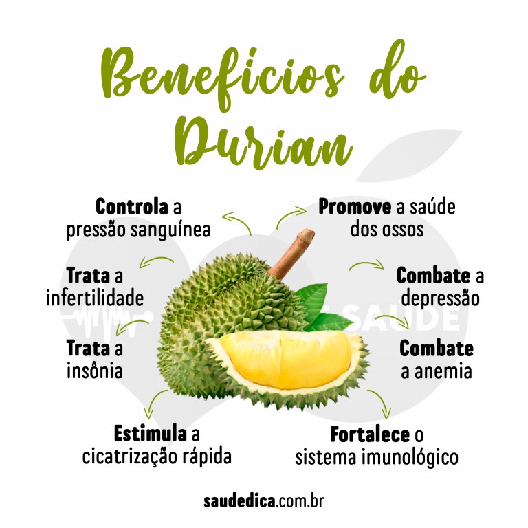 Benefícios do Durian para saúde