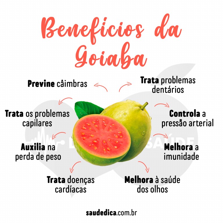 Benefícios da Goiaba para saúde