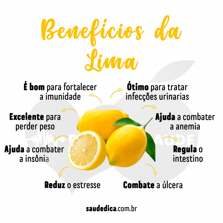 Benefícios do Suco de Lima para saúde