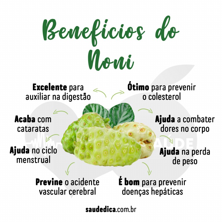 Benefícios do Noni para saúde