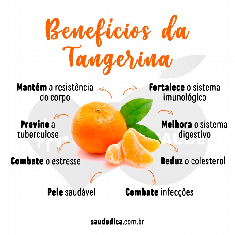 Benefícios da tangerina para saúde