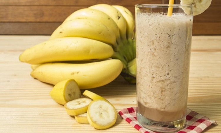 benefícios da vitamina de banana