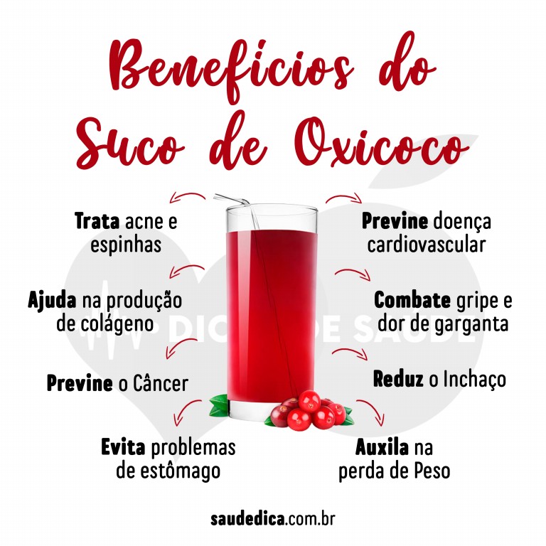 Benefícios do Suco de Oxicoco Para Saúde