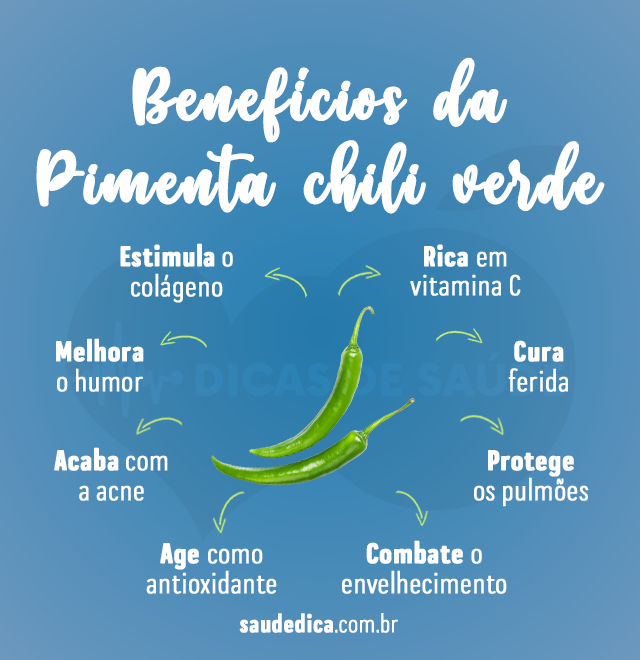 beneficios da pimenta chili verde