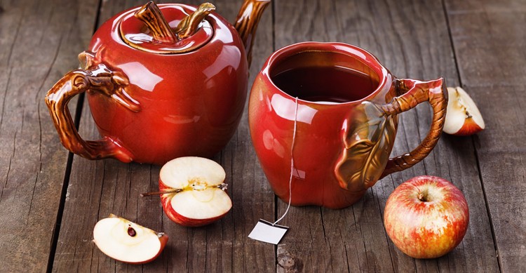 benefícios do chá de maçã