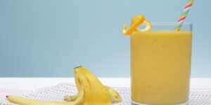 suco da casca de banana