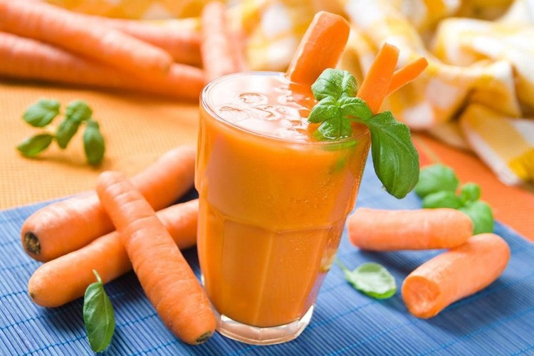 vitamina de cenoura