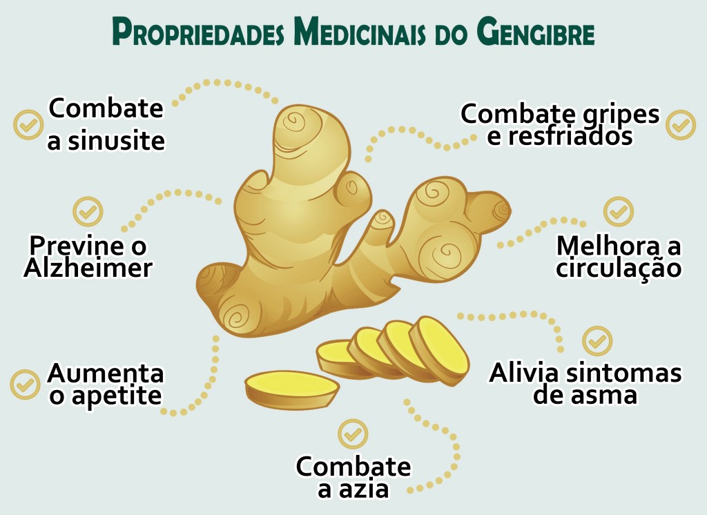 benefícios do Gengibre