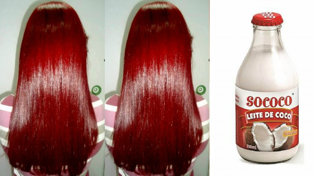 progressiva caseira de leite de coco para alisar o cabelo