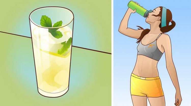 Perca até 8kg Bebendo Água Gelada com Limão