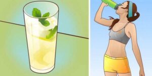 Perca até 8kg Bebendo Água Gelada com Limão