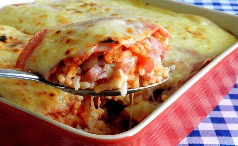 arroz de forno receita