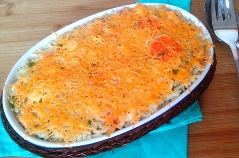 arroz de forno cremoso