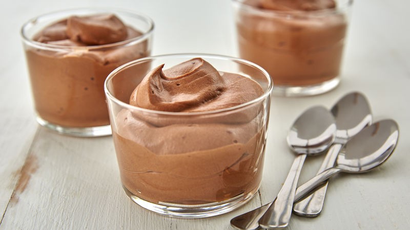 mousse de chocolate