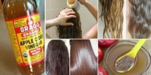 vinagre de maça no cabelo