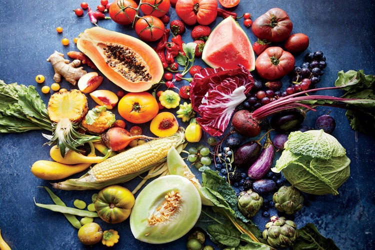 dieta de frutas e legumes