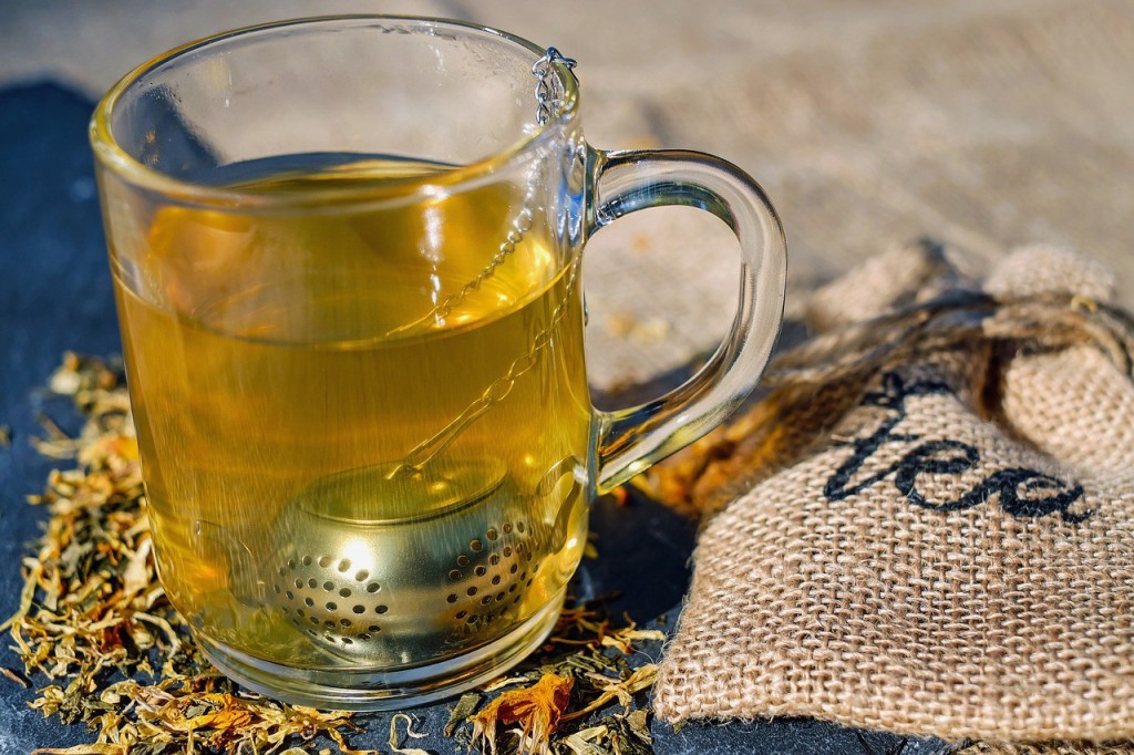 chá de Uxi Amarelo