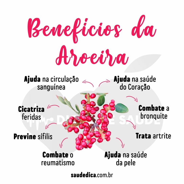 Benefícios do chá de aroeira para saúde