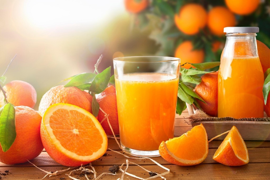 como fazer o suco de laranja