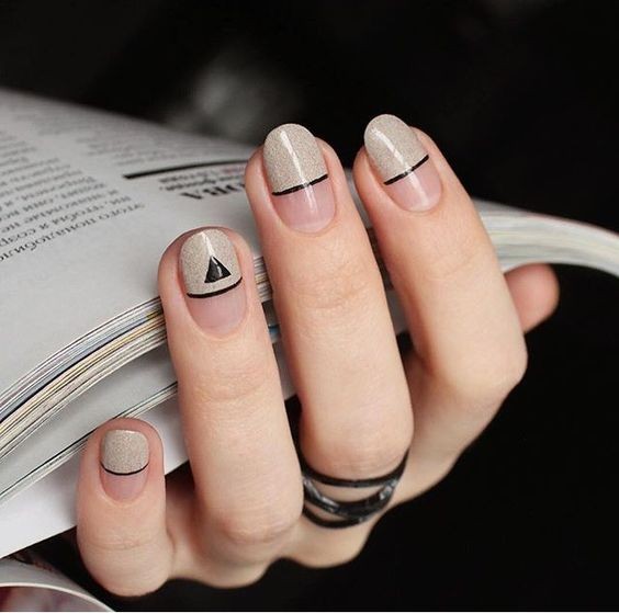 Unhas Francesinhas Decoradas com Fita Unhas Francesinhas Decoradas com Fita