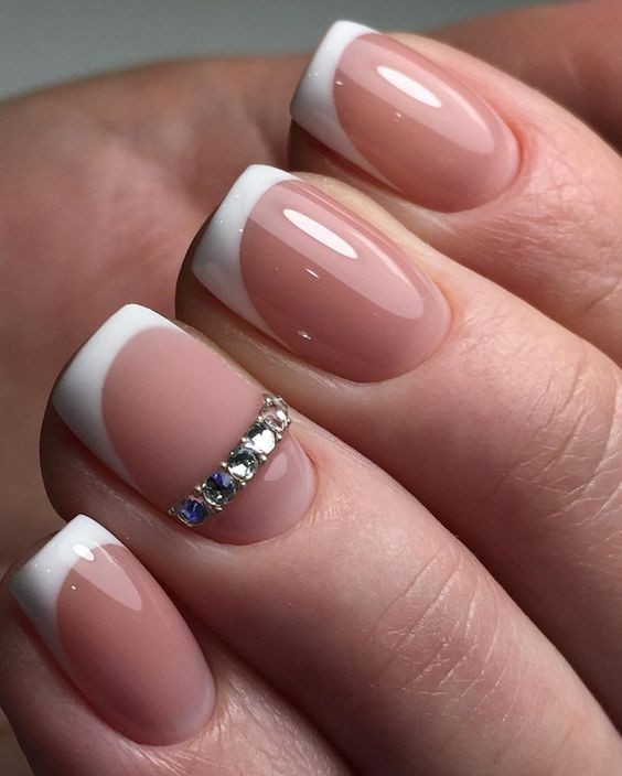 Unhas Francesinhas com Strass Unhas Francesinhas com Strass